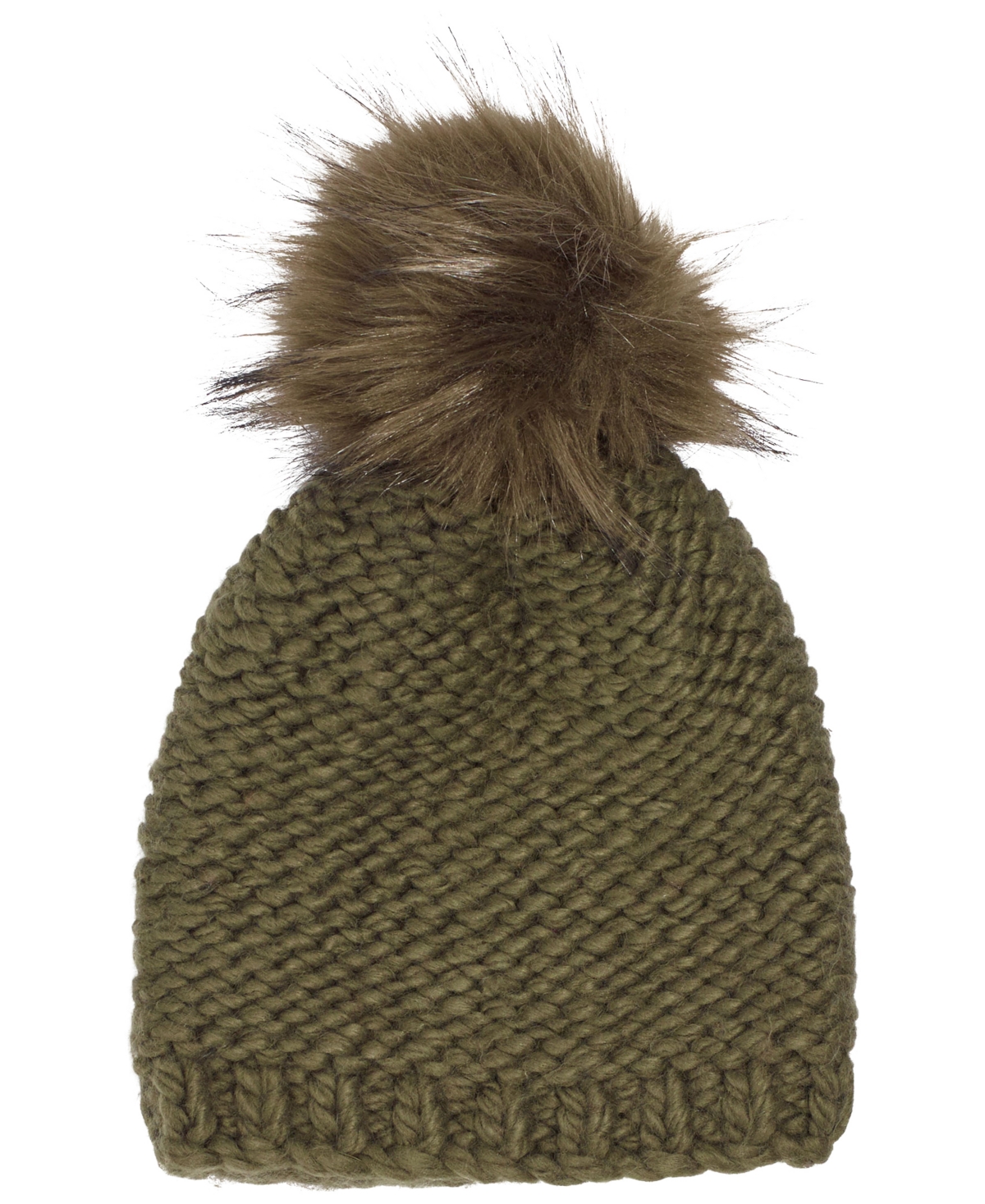 Echo 23 Reverse Jersey Knit Beanie In Olive