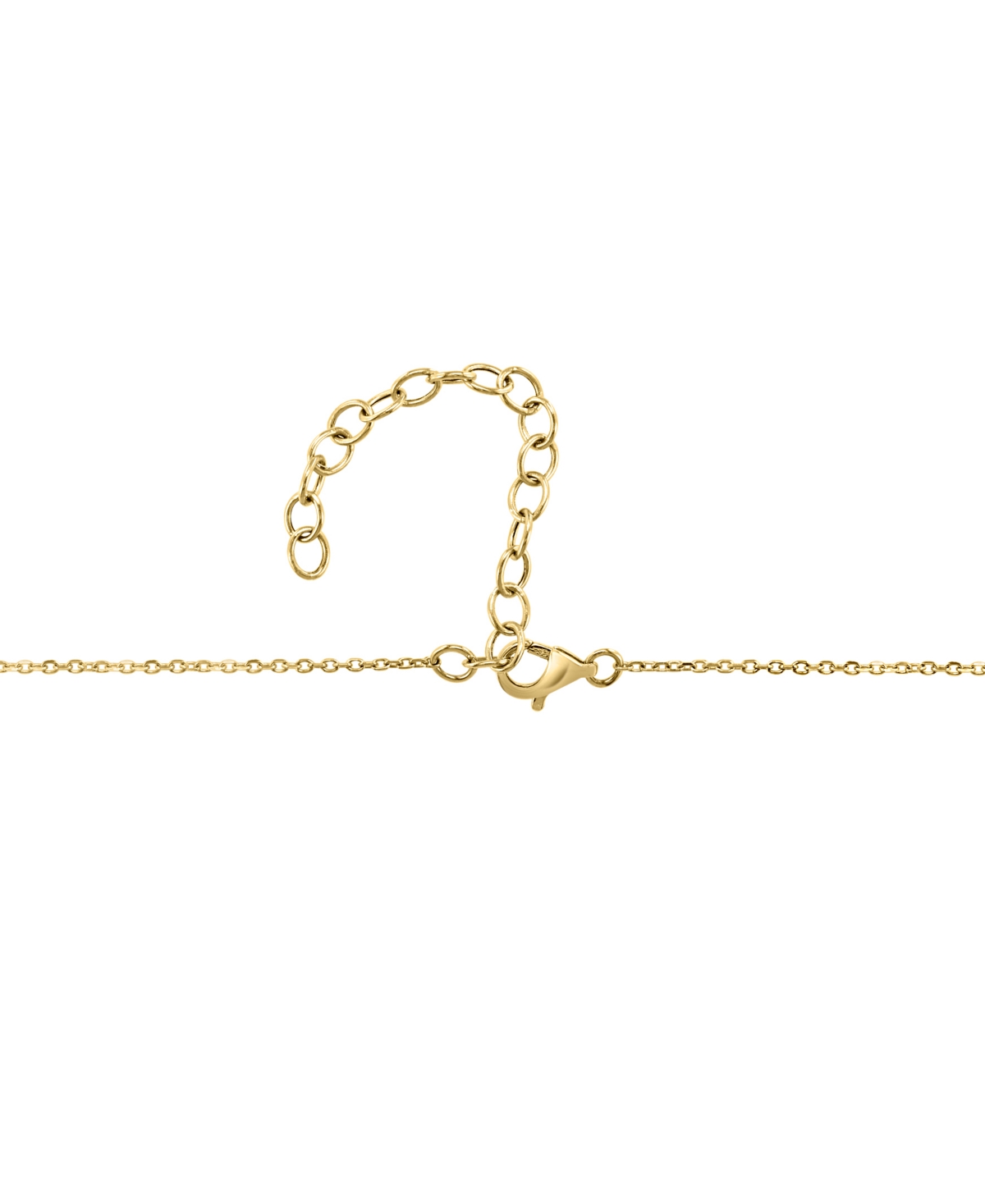 Shop Effy Collection Effy Lab Grown Diamond Mixed-cut Swirl Pendant Necklace (2-1/2 Ct. T.w.) In 14k Gold, 16-1/2" + 1-1/ In Yellow Gold