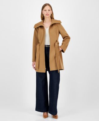未使用MICHAELKORS BELTED フォーダウン ジップ アウター S マイケルコース ベルテッド フォー ジップ ダウンジャケット