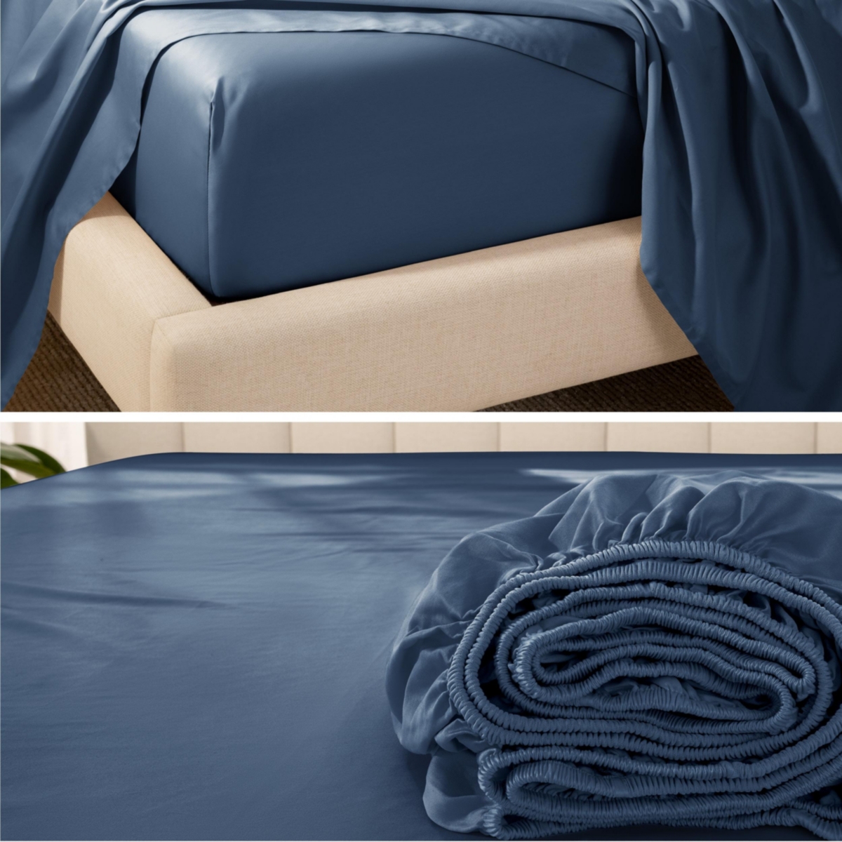 Bare Home Sateen Fitted Sheet