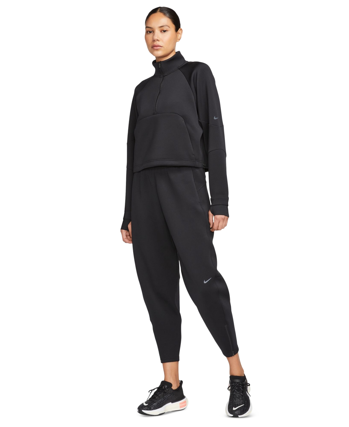 NIKE WOMEN'S DRI-FIT PRIMA 1/2-ZIP TRAINING TOP 