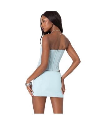 Womens Vega Sheer Mesh Corset