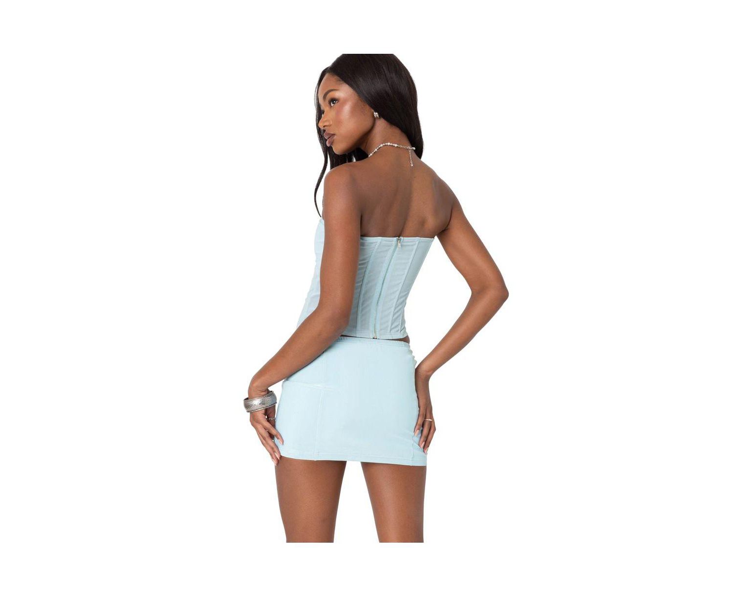 Womens Vega Sheer Mesh Corset
