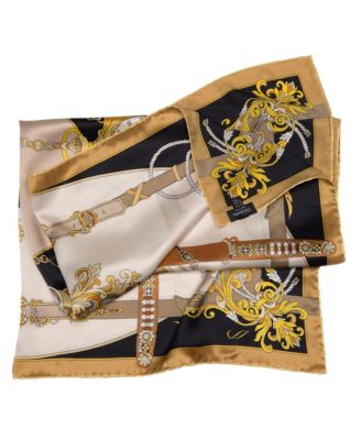 Moment in Time - Hand Rolled Silk Foulard for Women