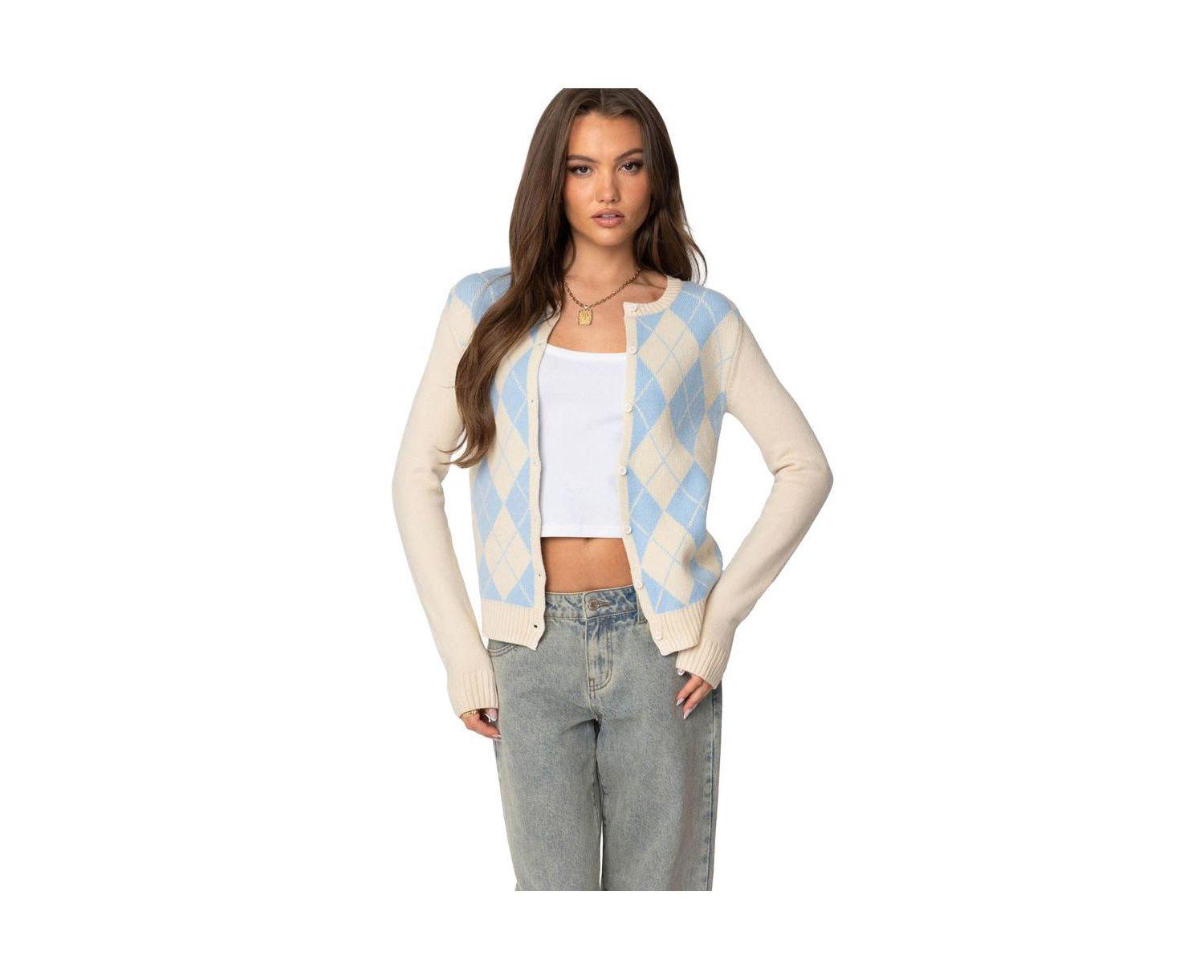 Women's Maybelle Argyle Cardigan