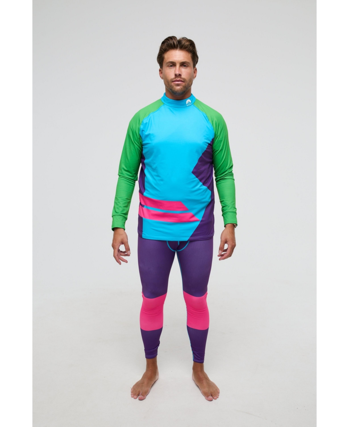 Oosc Men's Baselayer Top - Rainbow Road