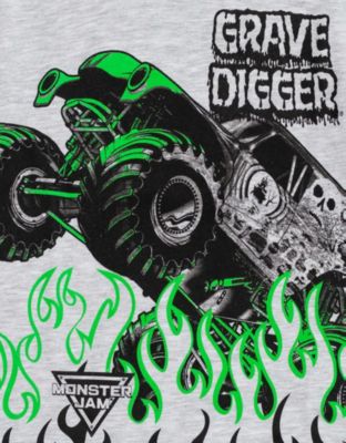Boys Grave Digger T-Shirt and Shorts Outfit Set