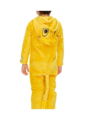 Toddler Boys Disney Simba Zip Up Cosplay Coverall Newborn to