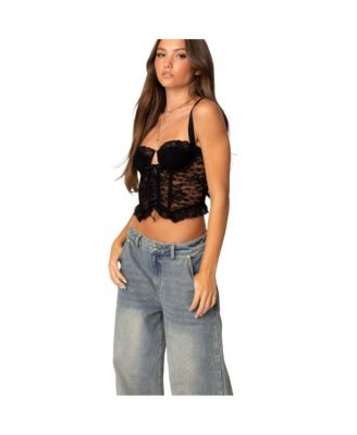 Women's Josslyn Sheer Lace Corset