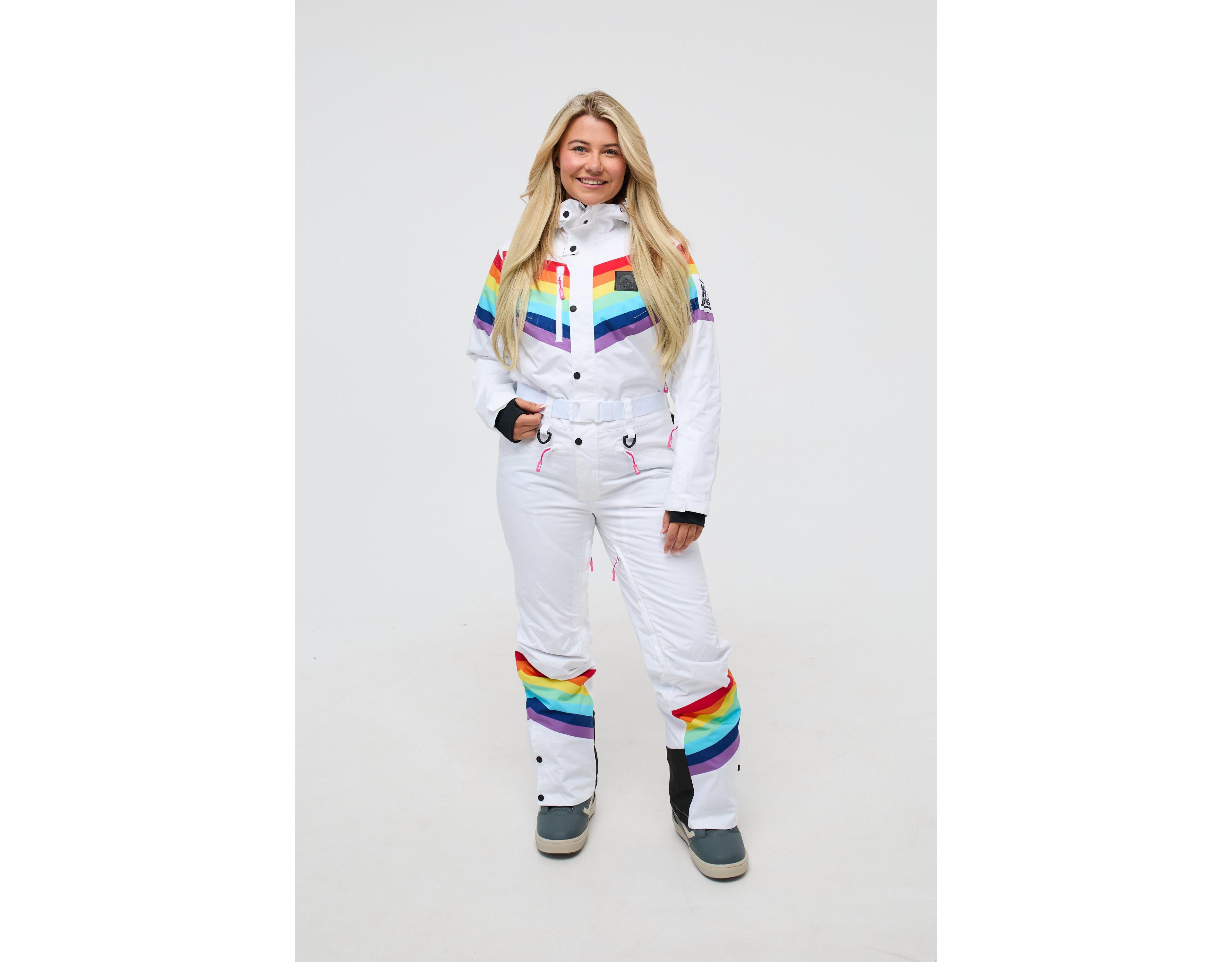 Oosc Women's Rainbow Road Curved Female Ski Suit