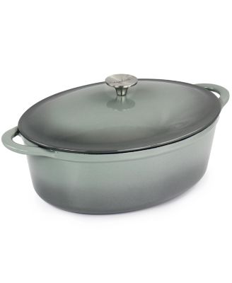 7-Quart Enameled Cast Iron Oval Casserole
