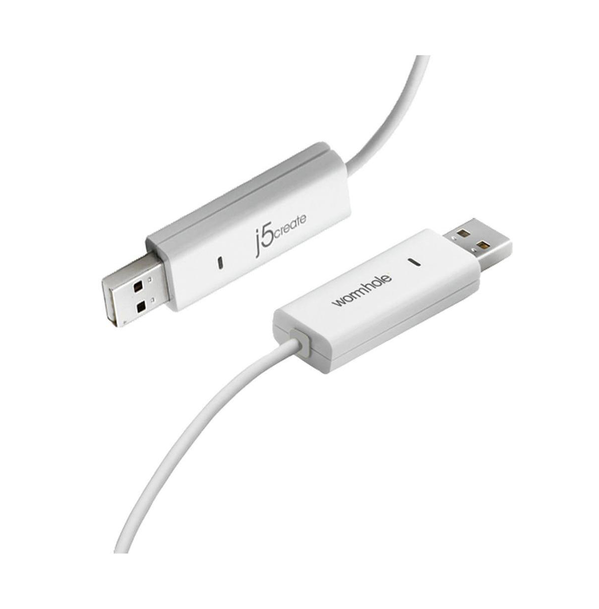 j5create JUC100 Wormhole Switch for Windows - pure,  pristine white hue