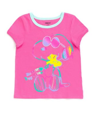 Girls Woodstock Snoopy 2 Pack T-Shirts to