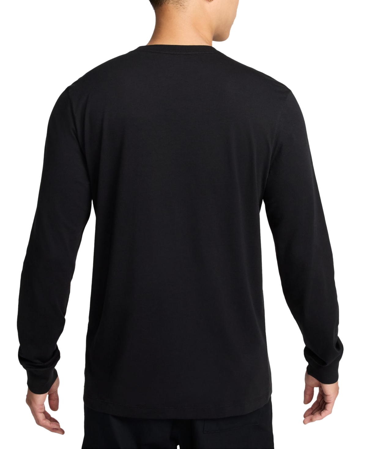 Nike Sportswear Men's Long Sleeve Crewneck Logo T-Shirt