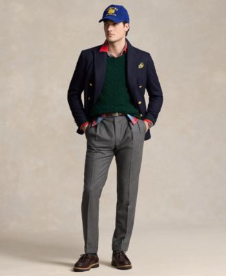 Men's Wool-Cashmere Cable-Knit Sweater