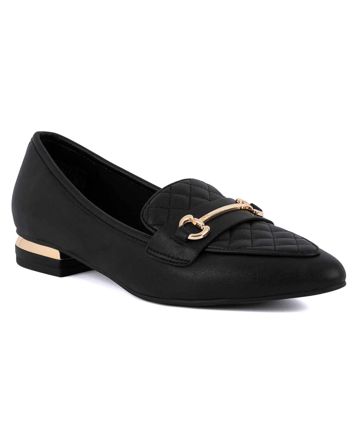 Jones New York Women's Quadia Pointed Toe Quilted Loafers