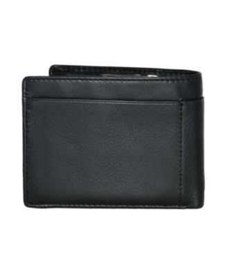 Men's Slim Wallet with Zippered Pocket