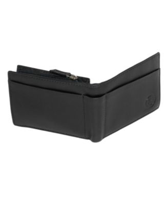 Men's Slim Wallet with Zippered Pocket