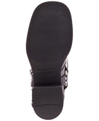 Women's Rocky Knee-High Buckled Moto Boots