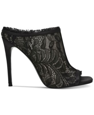 Women's Kourt Lace High Heel Dress Mules