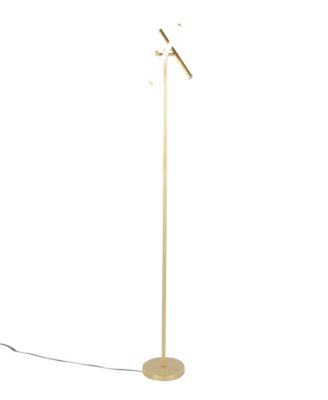 65" Metal Icicle Swivel Floor Lamp