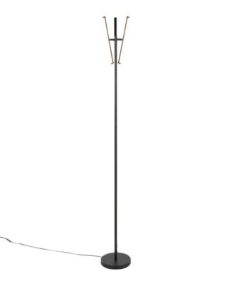 65" Metal Icicle Swivel Floor Lamp
