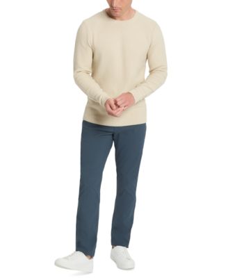 Men's Slim Fit Popcorn Crewneck Sweater