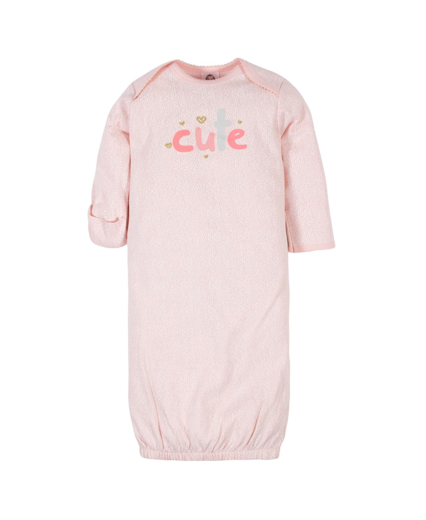 Платья Gerber Fleece-Lined Gb 4Pk Gowns для девочек-малышей, цвет: Bear — фото 5