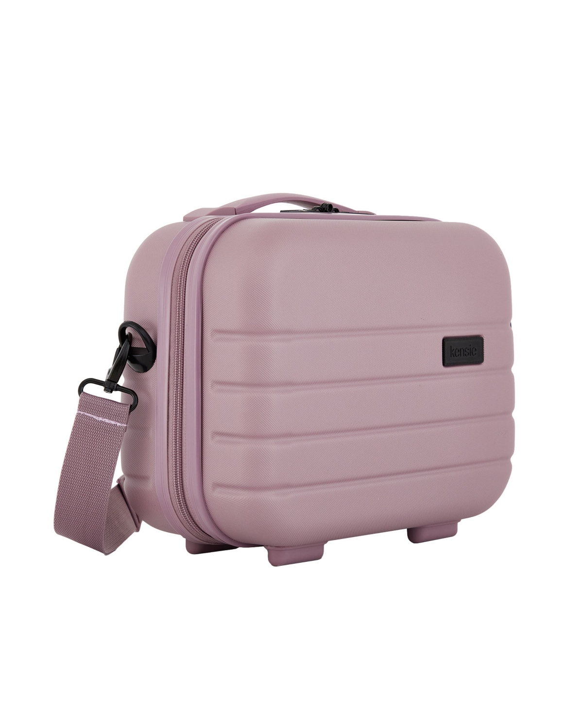 Kensie Graceful Collection 2 Pc. Expandable Rolling Hardside Luggage Set In Discreet Muave