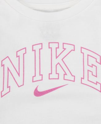 Toddler & Little Girls 2T-6X Swoosh Spirit Vest and Pants, 3-Piece Set