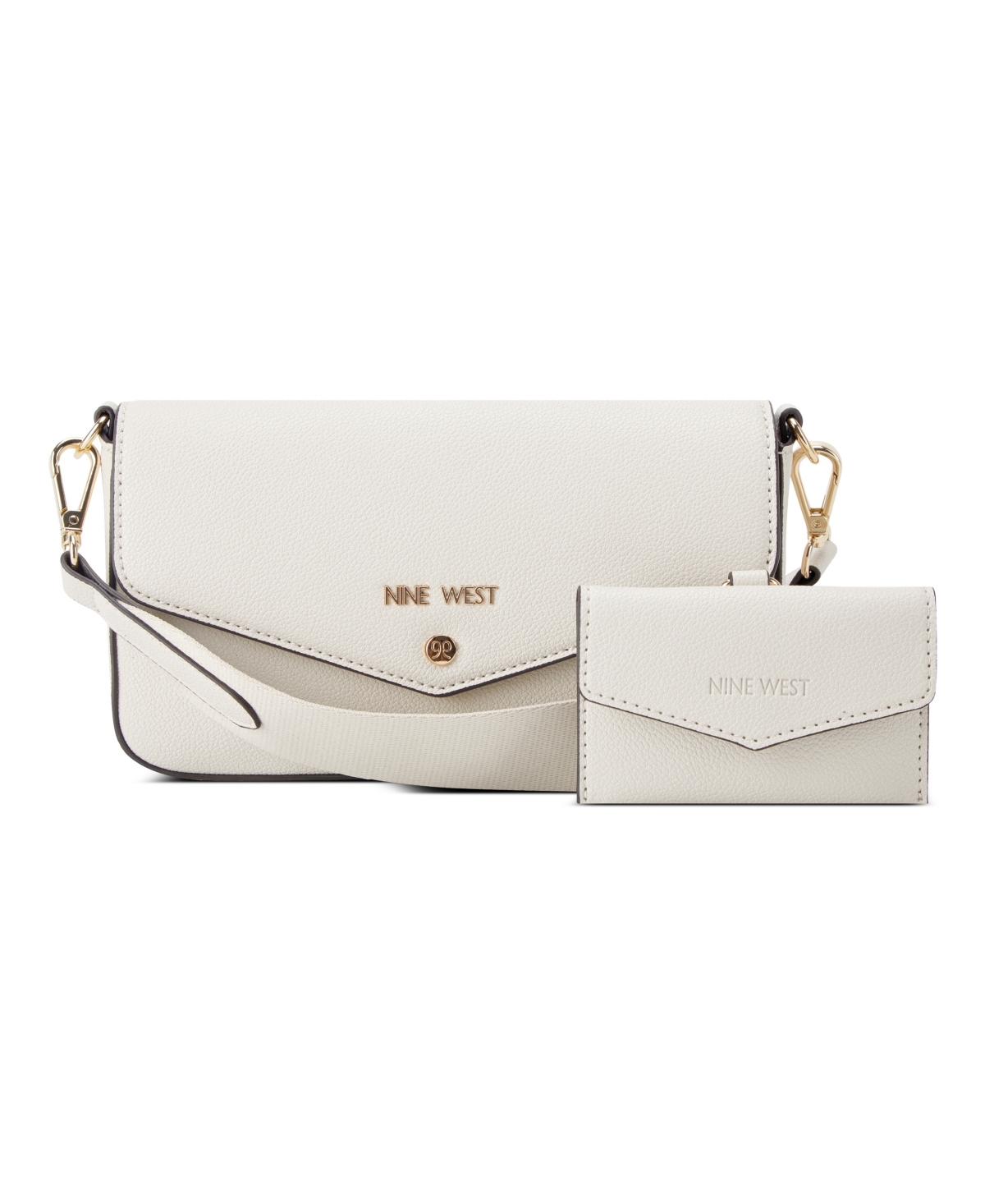 Peaches Crossbody Flap with Card Case - Milk