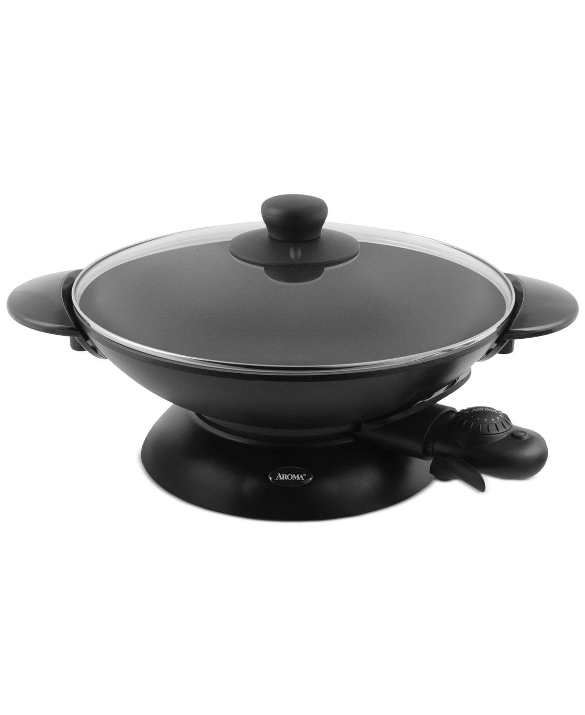 Aroma 5-quart Nonstick Electric Wok, Aew-307 In Black