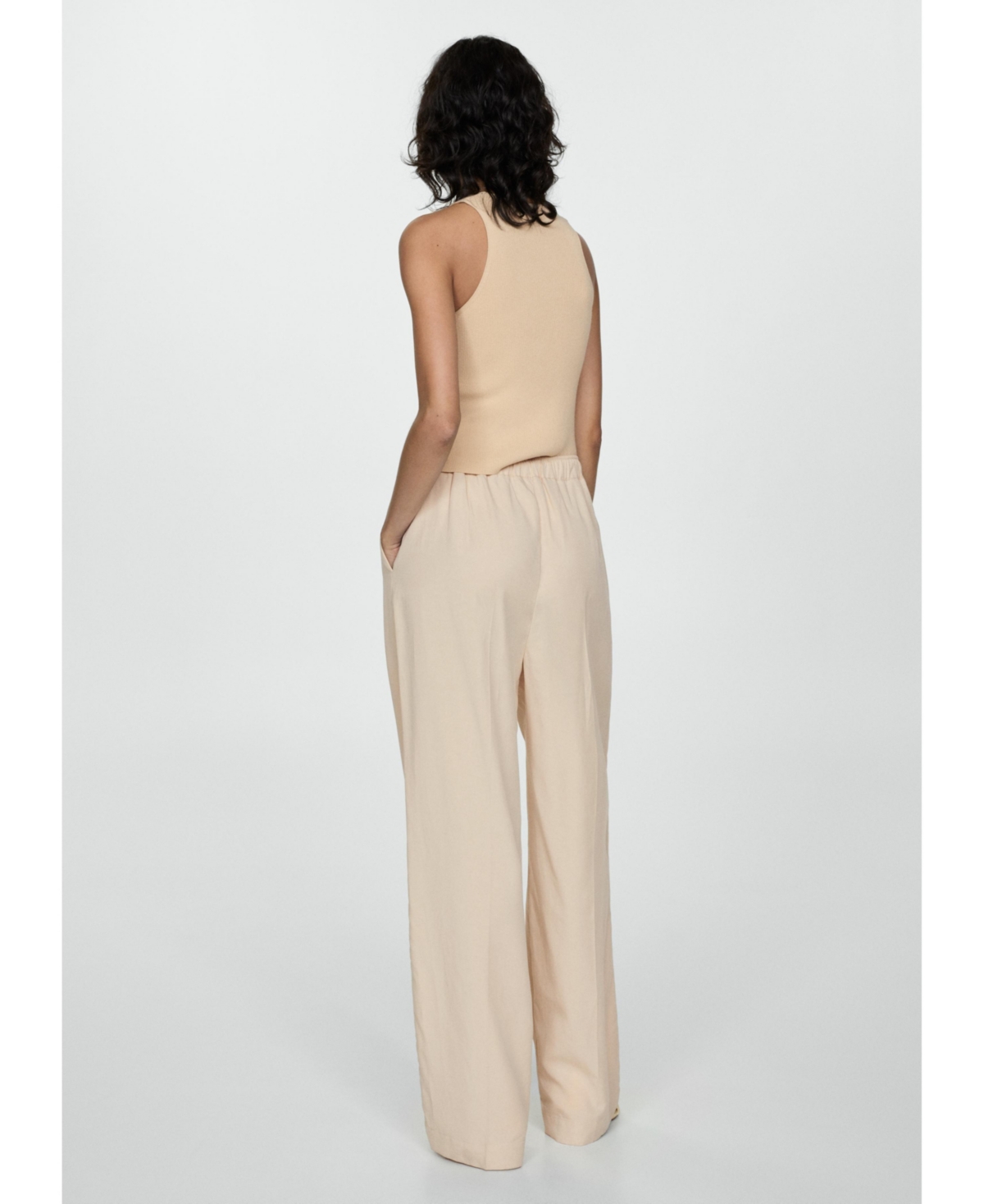 Mango Women's Lyocell Pleated Pants