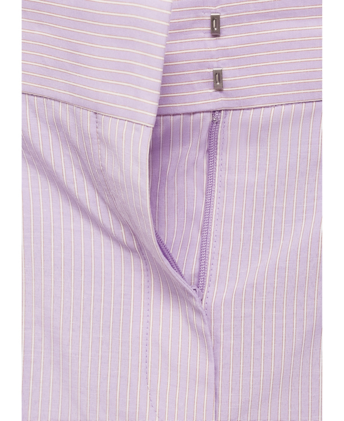 Mango Women's Striped Wideleg Pants