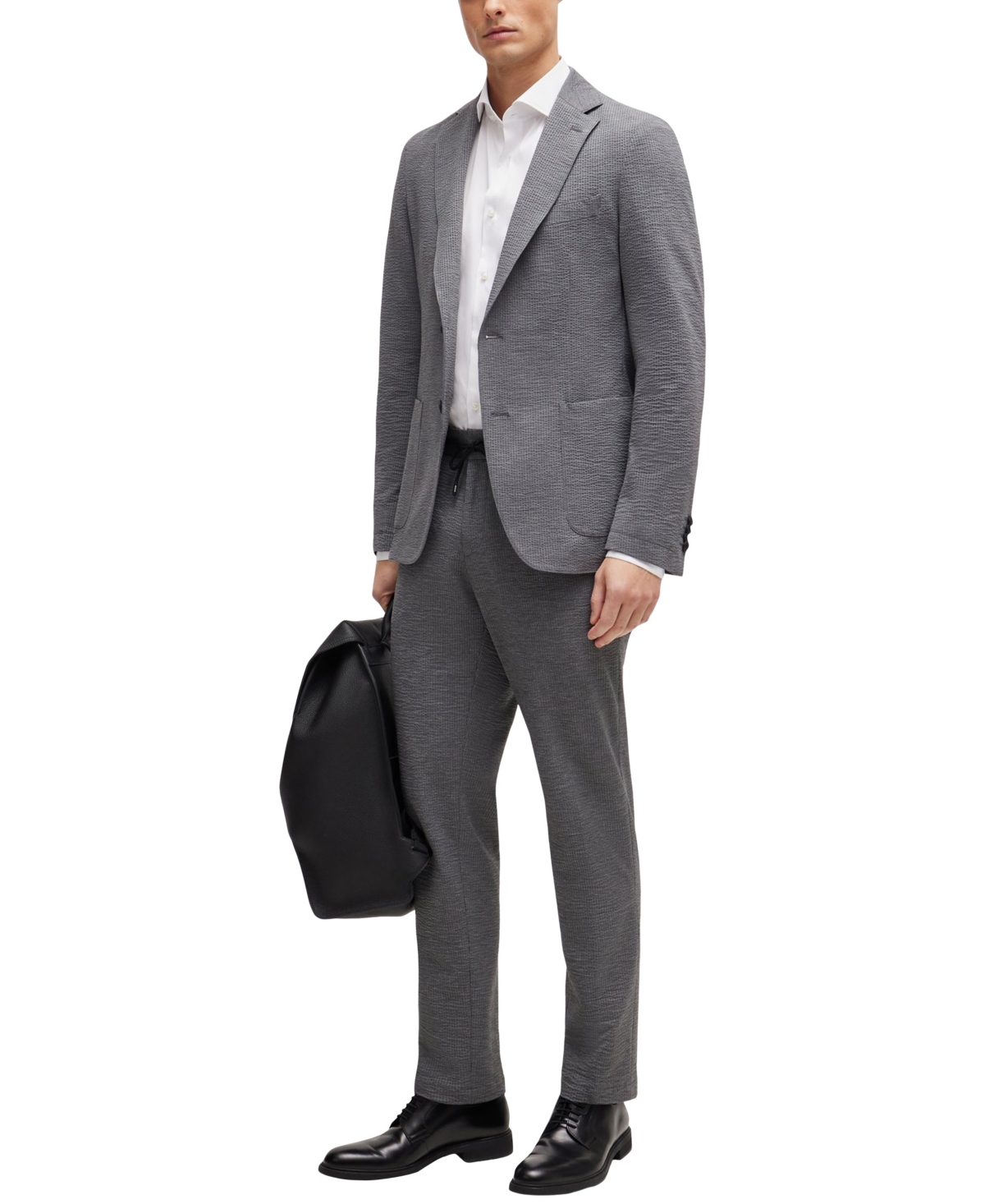 Hugo Boss Boss By  Men's Slim-fit Easy-iron Dress Shirt In White