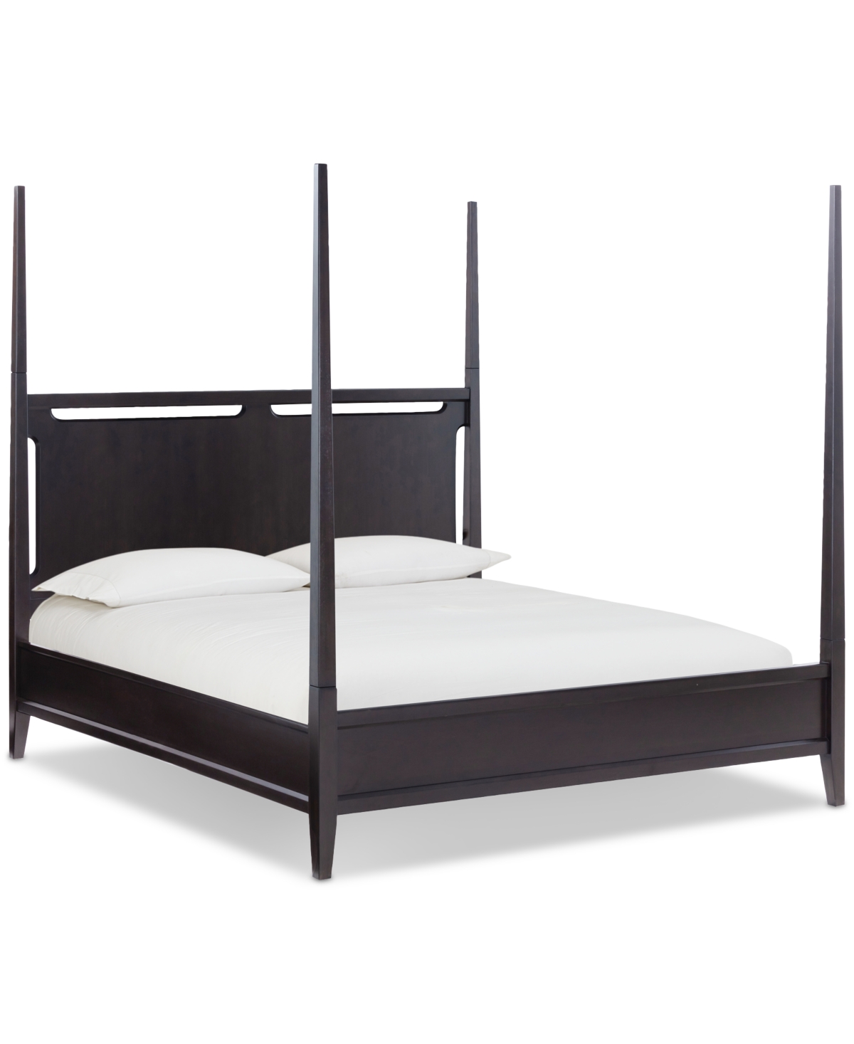 Macy's Addelyn King Poster Bed In Brown