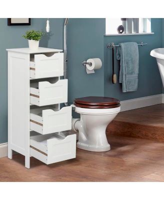 4-Drawer Storage Cabinet – Functional Organizer with Modern Design for Bedroom, Office, or Entryway