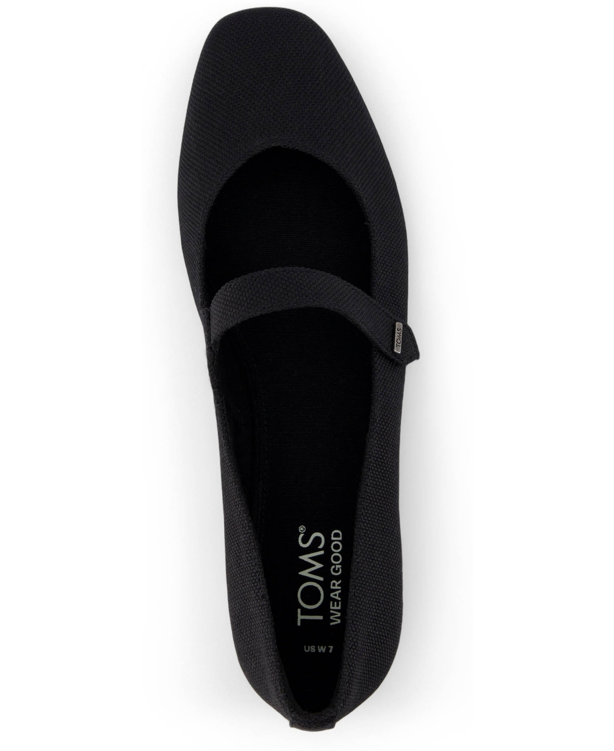 Toms Women's Bianca Canvas Mary Jane Flats