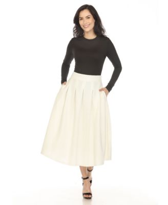Women's Tweed Midi Skirt