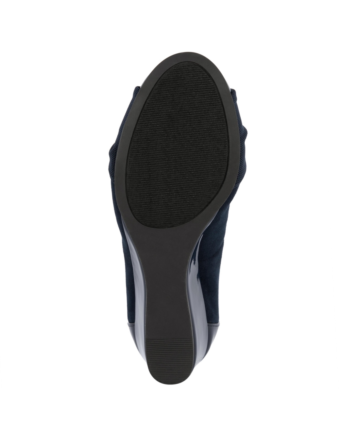 Jones New York Jny-preslee Womens Comfort Insole Manmade Wedge Heels In Black