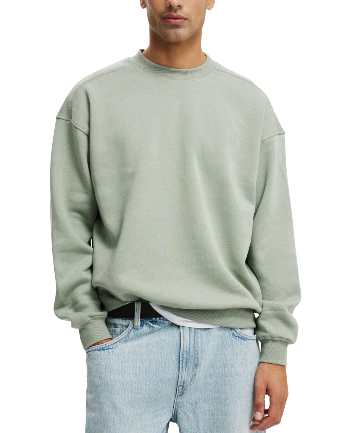 COTTON ON MEN'S BOX FIT CREW SWEATER 