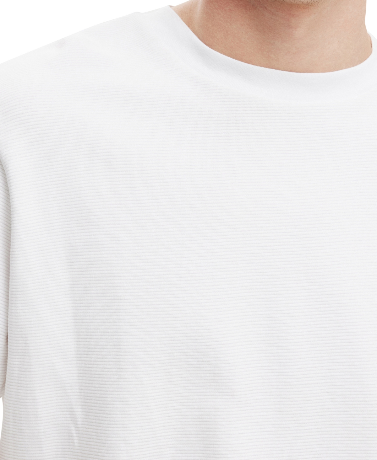 Cotton On Men's Cropped T-shirt In White Texture