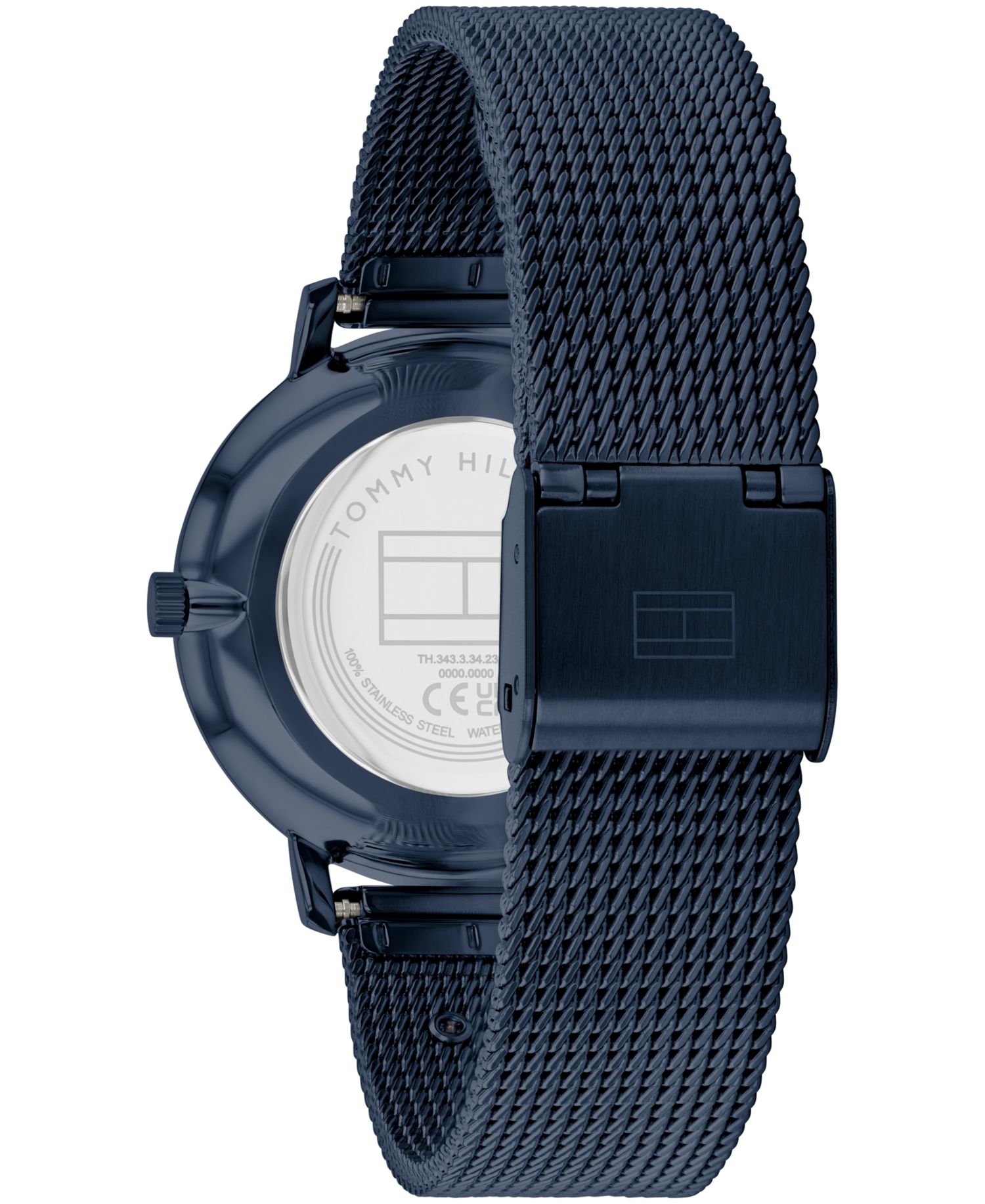 Women's Quartz Ionic Plated Blue Stainless Steel and Gold-Tone Steel Mesh Bracelet Watch 35mm