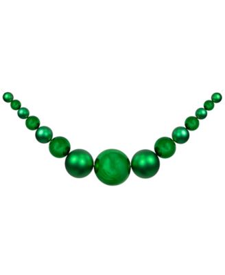 6' Shiny and Matte Shatterproof Ball Christmas Swag