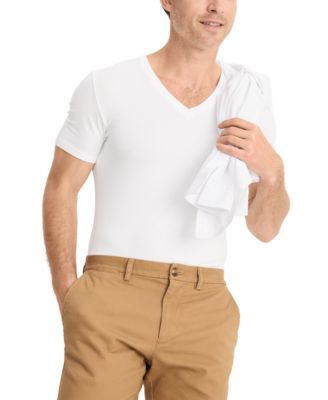 Men's Smooth Fit Stretch V-Neck T-Shirts, Pack of 3