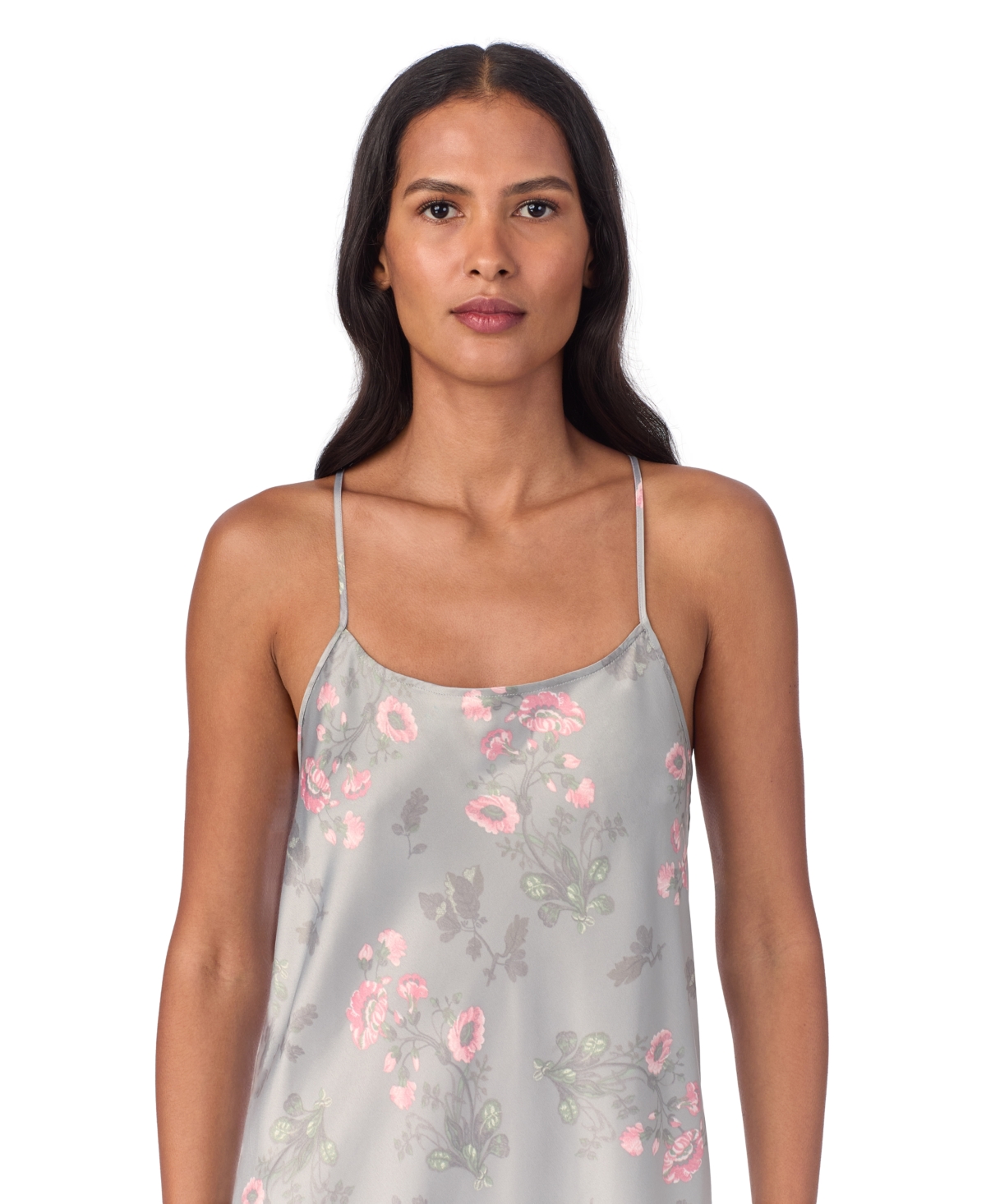 Lauren Ralph Lauren Women's Floral Satin Nightgown