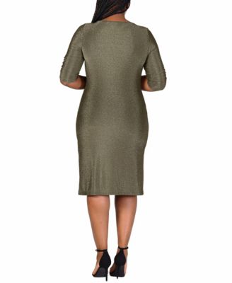 Plus Size Mini Party Dress