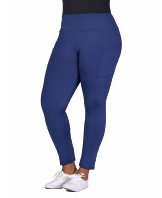 Plus Size Ankle Leggings with Side Pocket