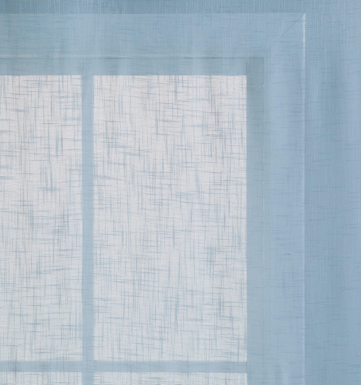 Kate Aurora Coordinating 4 Piece Geometric & Solid Curtain Set - 38 in. W x 96 in. L,- Aqua