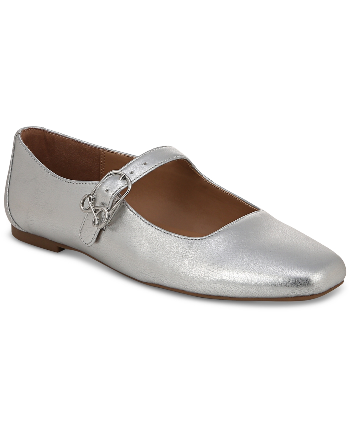 Sam & Libby Women's Fredi Mary Jane Ballet Flats In Silver